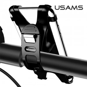 Velosiped üçün telefon tutacağı Usams US-ZJ053 Bicycle Phone Holder Black (ZJ53ZJ01)
